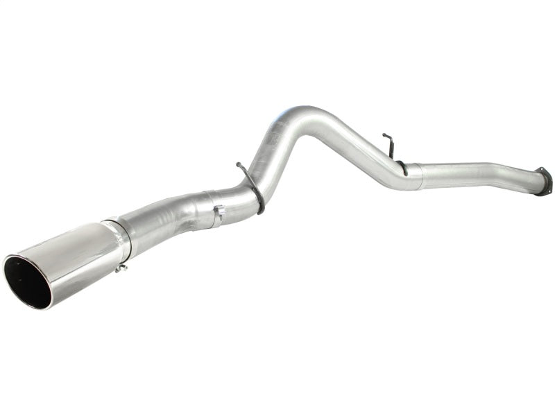 AFE 49-04040-P 5in DPF-Back Alum Steel Exhaust System Polished Tip fits GM Dies