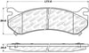 Stoptech 305.0785 Street Select Brake Pads - Front