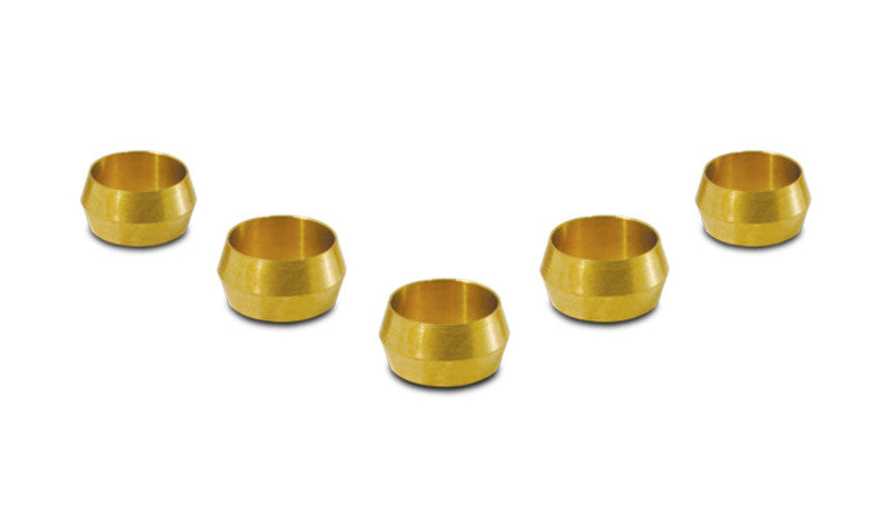 Vibrant 16469 5/8in Brass Olive Hardline Tubing Inserts (2 Pack)
