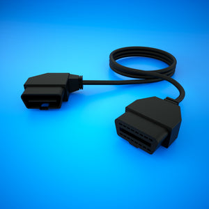 HP Tuners H-002-03 HPT OBDII Cable Extension - Right Angle - 5ft