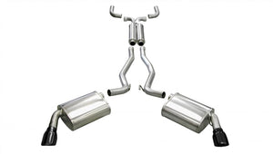 CORSA Performance 14953BLK Corsa 2010-2015 fits Chevrolet Camaro Coupe/Convertible RS 3.6L V6 Black Sport Cat-Back + XO Exhaust