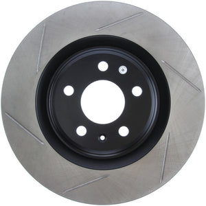 Stoptech 126.33137SR Power Slot 12-13 fits Audi A6 Quattro/11-12 A7 Quattro / 10-13 S4 Rear Right Slotted Rotor