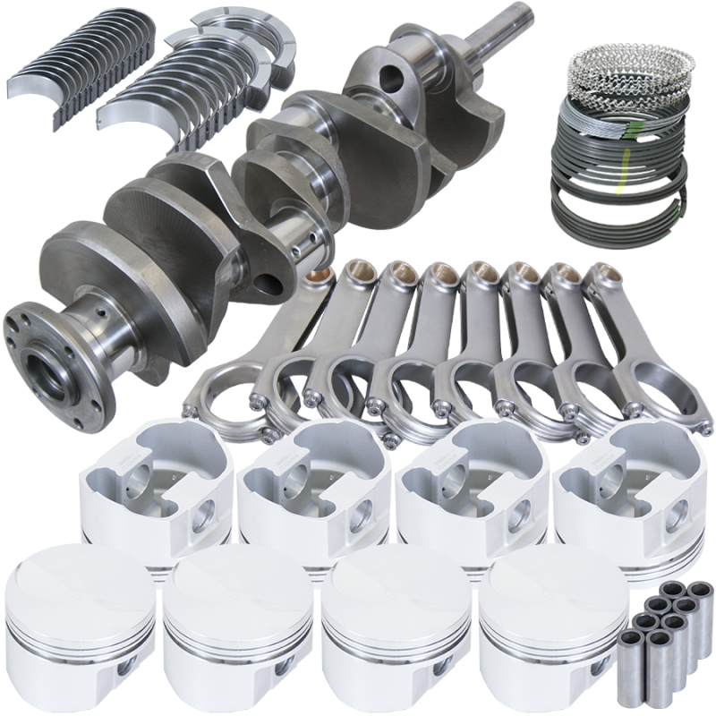 Eagle 15120030 fits Ford 429/460 3.850in Crank 6.605in H-Beam -3cc Flat Top 4.390in Pistons Rotating Assembly