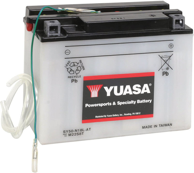 Yuasa YUAM22S8T SY50-N18L-AT Yumicron 12 Volt Battery