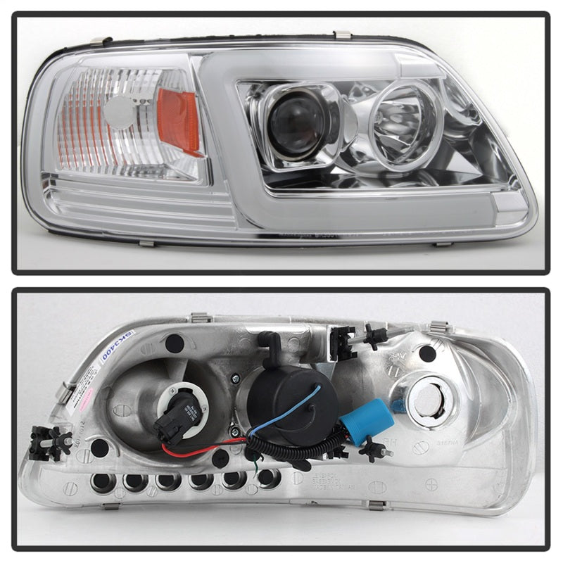 Spyder 5084644 fits Ford 97-03 F-150 (After 6/1997) V2 Proj Headlights DRL LED