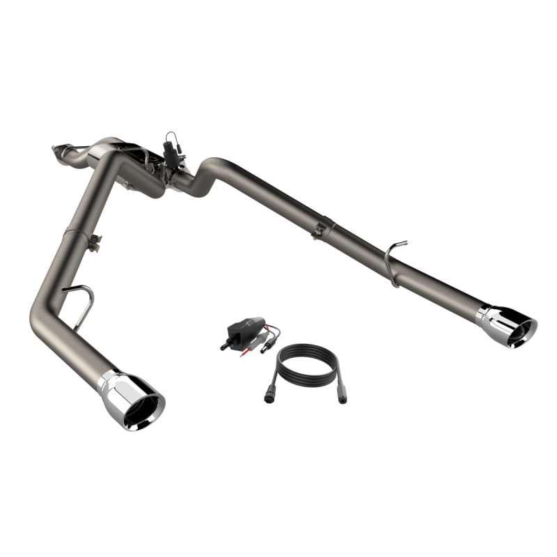 QTP 420019 2019-2024 Ram 1500 QTP Screamer Split Rear Exit Cat Back
