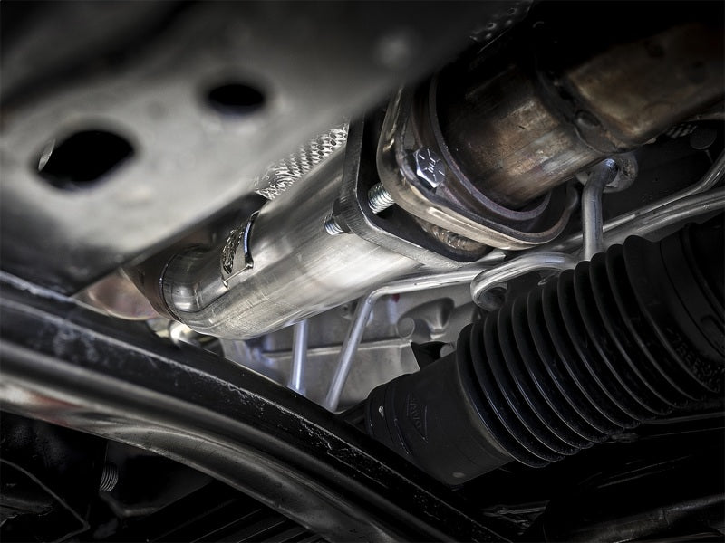 AFE 48-48024 d Steel 2in Stainless Steel Loop Delete Down-Pipe 2018+ fits Jeep