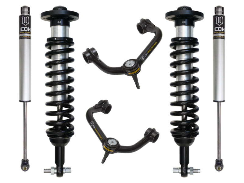 ICON K93082T 2015+ fits Ford F-150 4WD 0-2.63in Stage 2 Suspension System w/Tubular Uca