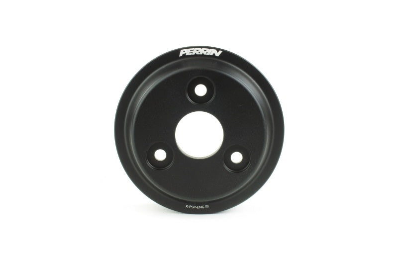 Perrin PSP-ENG-112BK 15-22 fits Subaru WRX / 14-18 FXT / 18-21 Crosstrek Lightweight Water Pump Pulley - Black