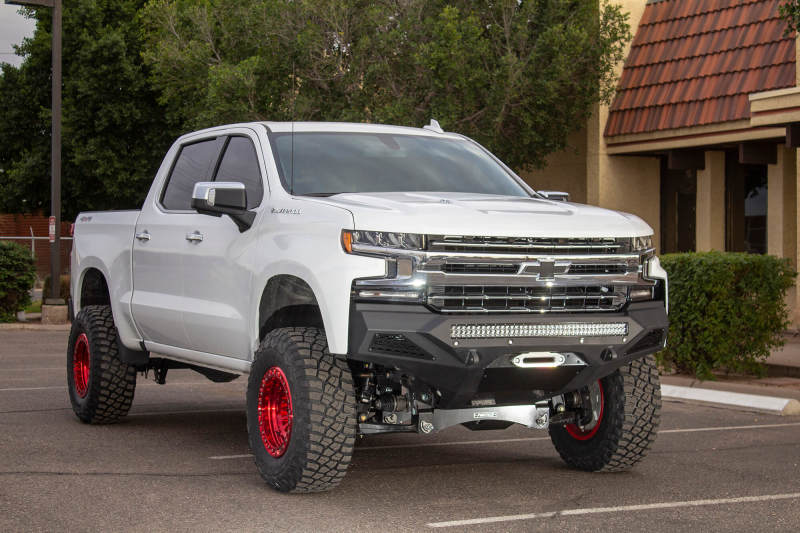 Addictive Desert Designs F441423030103 2019 fits Chevrolet Silverado 1500 SF Front Bumper w/ Winch Mount&Sensor Cutout