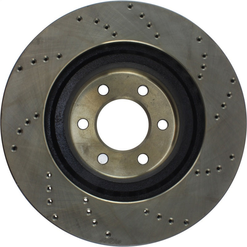 Stoptech 128.63036CR 92-02 Dodge Viper Drilled Front Right Cryo Rotor