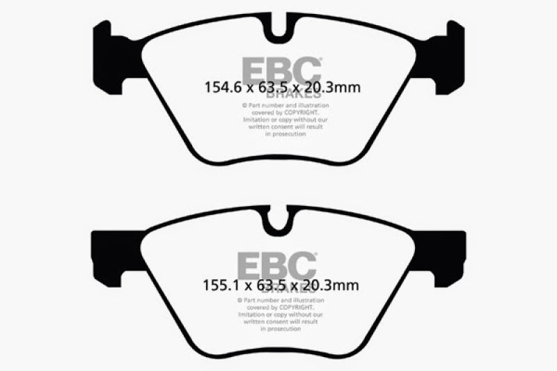 EBC DP21493 09+ fits BMW Z4 3.0 (E89) Greenstuff Front Brake Pads