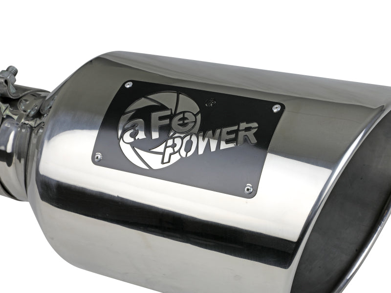 AFE 49T40801-P15 MACH Force-Xp 304 Stainless Steel Clamp-on Exhaust Tip - Polis