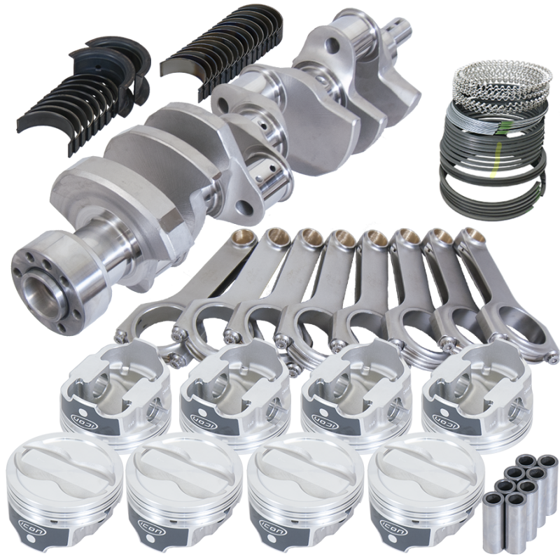 Eagle 12303L060 fits Chevy LT1 350 1Pc 3.750in Crank 6.000in H-Beam -18cc 4.060in Pistons Rotating Assembly