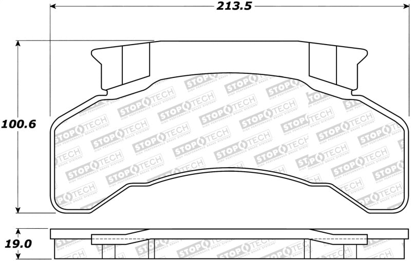 Stoptech 308.0224 Street Brake Pads