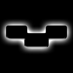 ORACLE Lighting 3141-Y-001 Universal Illuminated LED Letter Badges - Matte Blk Surface Finish - Y