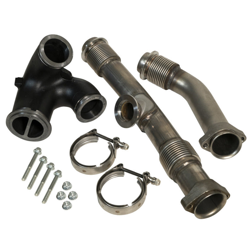 BD Diesel 1043918 UpPipe Kit - fits Ford 2004.5-2007 6.0L Powerstroke w/EGR Conn