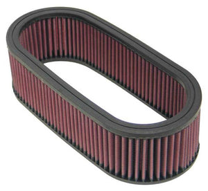 K&N Engineering E-3671 K&N Universal Oval Air Filter 12in Length x 5-1/4in Width x 3-1/4in Height