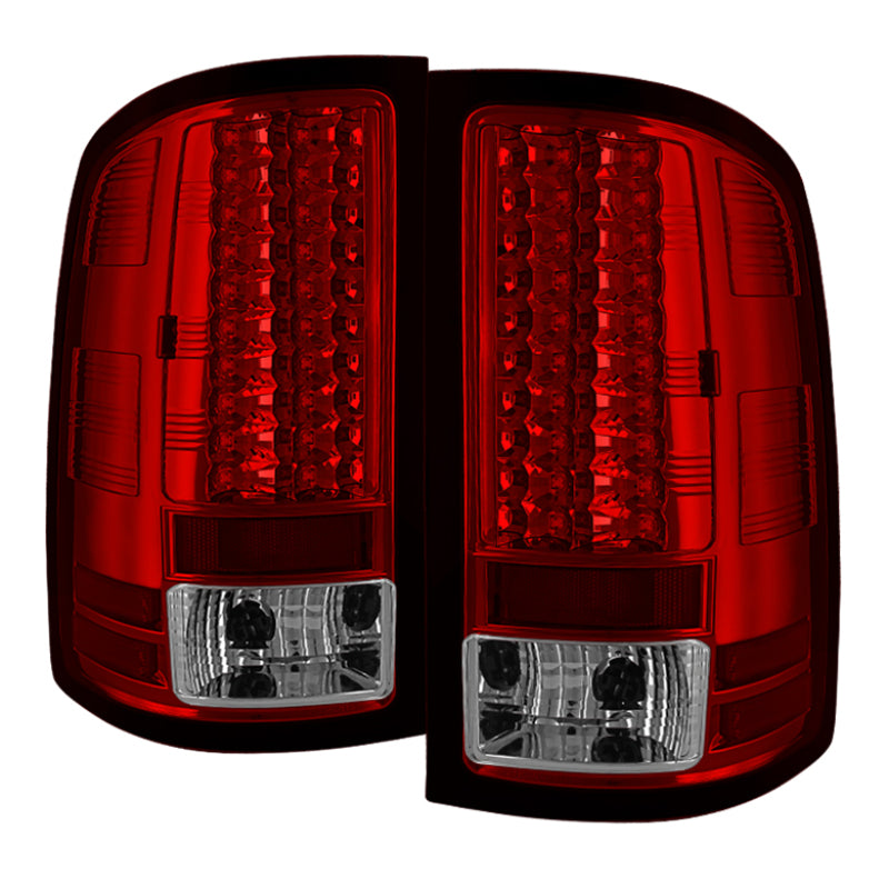 Spyder 5014955 fits GMC 07-13 Sierra (Not 3500 Dually 4 Rear Wheels)LED Tail Li