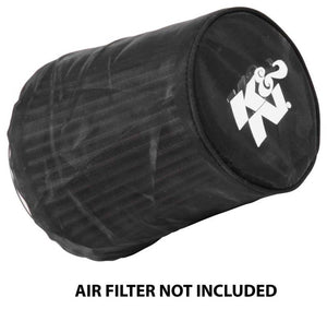 K&N Engineering RE-5286DK K&N Black Drycharger Rectangle Straight Air Filter Wrap - Blk