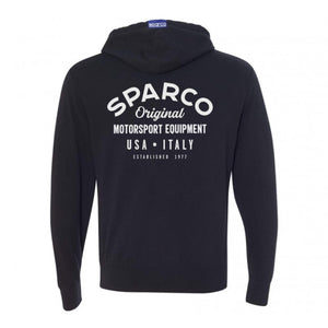 SPARCO SP04800NR5XXL Sweatshirt ZIP Garage BLK - XXL