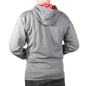 COBB CO-LINERHOODIE-GRY-XSM Grey Zippered Hoodie - Size X-Small