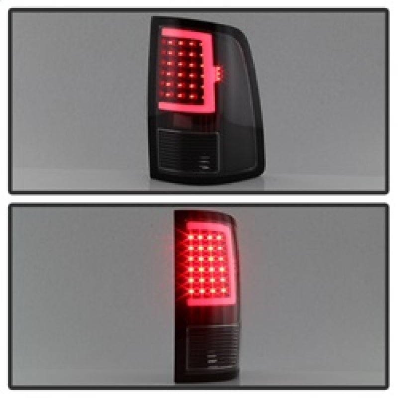 xTune 9041013 13-18 fits Dodge Ram 1500 LED Tail Lights - Black (ALT-ON-DRAM13V