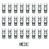 Russell 620509 Performance -10 AN Endura Pwerflex Power Steering Straight Hose Ends (25 pcs.)