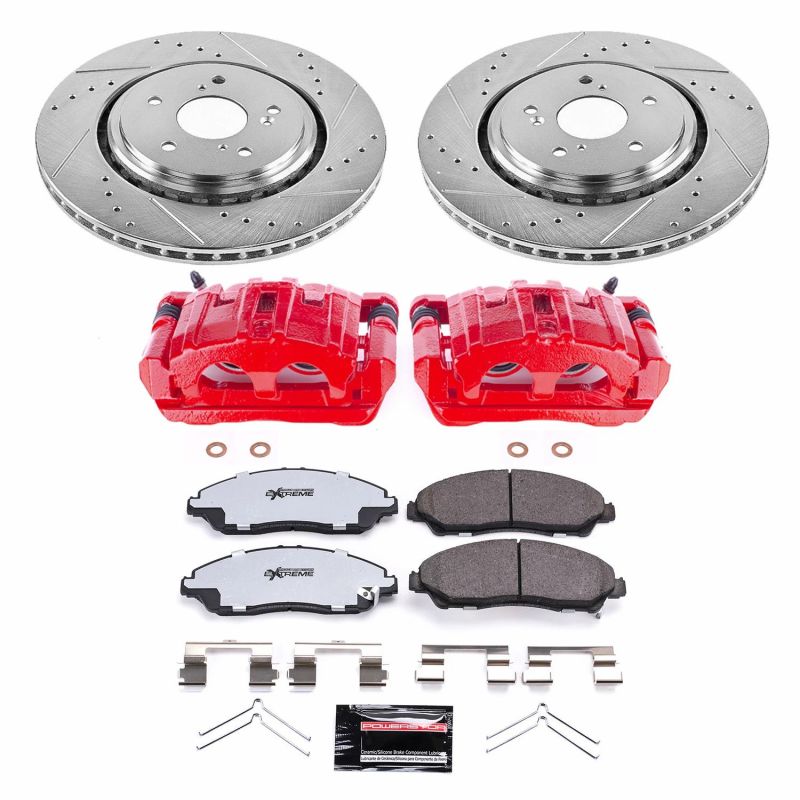 Power Stop KC6957-36 14-16 fits Acura MDX Front Z36 Truck & Tow Kit w/Cals