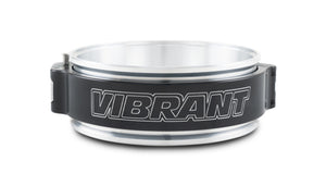 Vibrant 32520 5in O.D. Aluminized HD 2.0 Clamp Assembly - Anodized Black