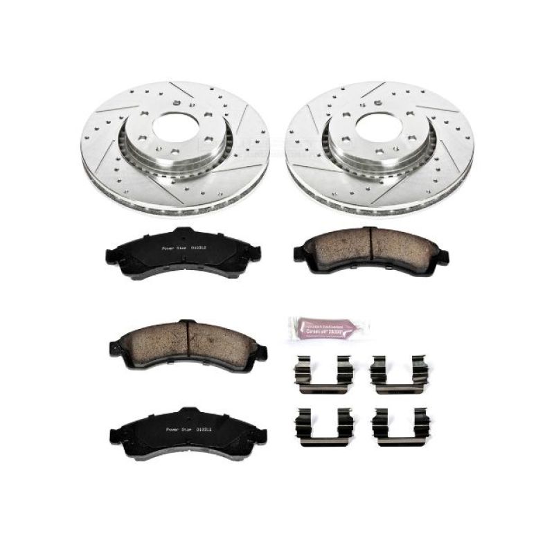 PowerStop K2061 fits Buick 04-05 Rainier Front Z23 Evolution Sport Brake Kit