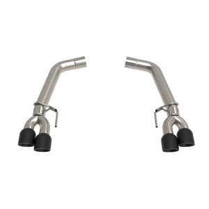 Kooks Headers 11516460 Kooks 2018+ Mustang 5.0L 4V OEM x 3in Axle-Back Exhaust w/Muffler Deletes & 4in Black Quad Tips