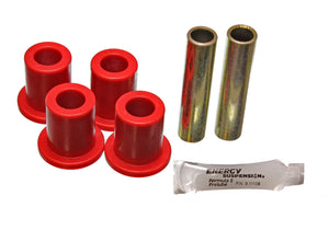 Energy Suspension 4.2130R Front Spring Shackle Only - Red