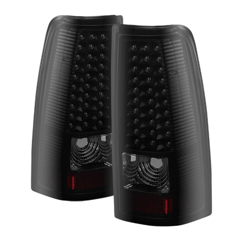 5081131 Xtune fits Chevy 99-02 Silverado 1500/2500/3500 LED Tail Lights Black