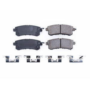 PowerStop 17 fits Infiniti QX56 Rear Z17 Evolution Ceramic Brake Pads w/Hardware