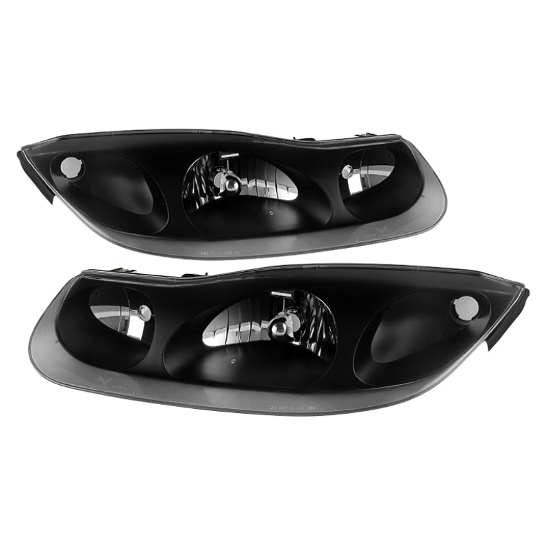 9029714 Xtune Satun Sc Series Coupe 2002 OEM Style Headlights Black HD-JH-SASC