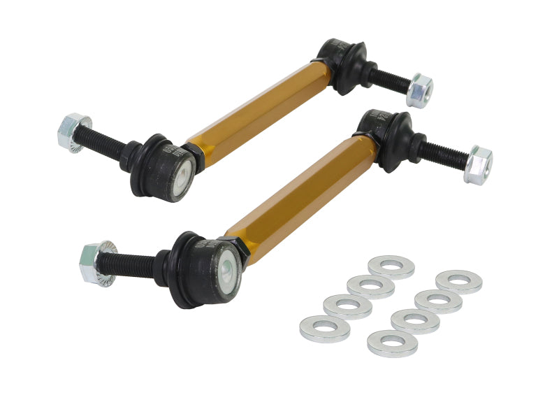 Whiteline KLC140-215 Universal Swaybar Link Kit-Heavy Duty Adjustable Ball Joint