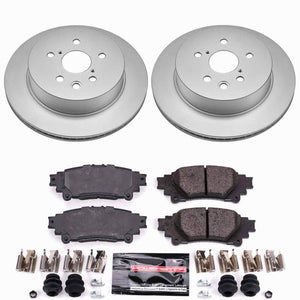 Power Stop 14-15 Lexus IS250 Rear Z23 Coated Brake Kit