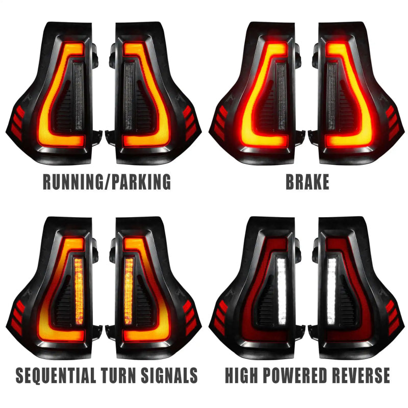 ORACLE Lighting 5931-504 Oracle 10-23 fits Lexus GX460 and Toyota Prado Flush Lensless LED Tail Lights