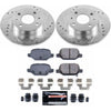 PowerStop K6292 fits Fiat 12-18 500 Rear Z23 Evolution Sport Brake Kit