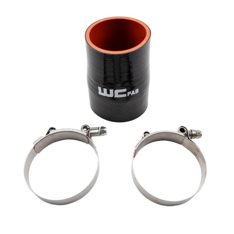 Wehrli WCF207-103 2.75in. x 3in. ID Straight Reducer 4.5in. Long Silicone Boot and Clamp Kit