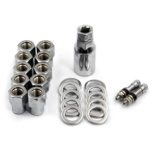 Race Star 630-51426S-10 Pro Forged Lug Kit 1/2in. Open .50in. Shank 13/16in. Head (1.063in.OD Washer) - Set of 10