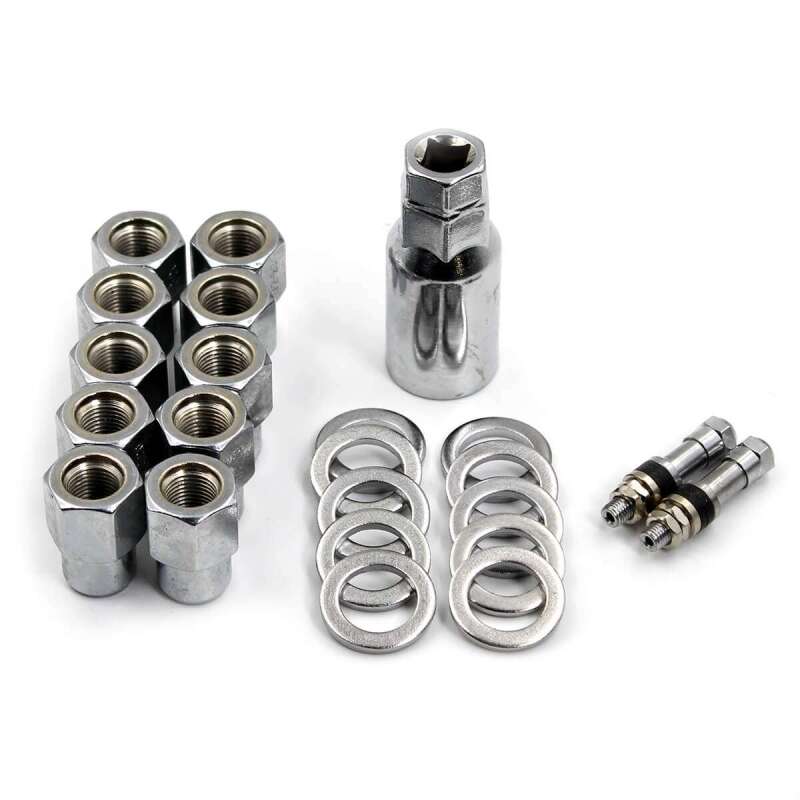 Race Star 630-51426S-10 Pro Forged Lug Kit 1/2in. Open .50in. Shank 13/16in. Head (1.063in.OD Washer) - Set of 10