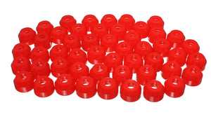 Energy Suspension 9.13123R Tie-Rod End Boot - Round (50) - Red