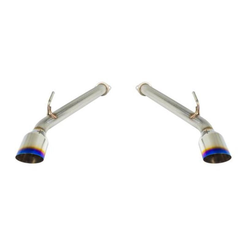 Remark RO-TTQ6-S 2017+ fits Infiniti Q60 Axle Back Exhaust w/Burnt Stainless Single Wall Tip
