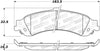 Stoptech 308.0834 Street Brake Pads