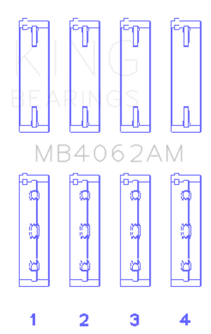 KING KINGMB4062AM fits MB4062AM fits Honda / Acura C32A1/C32A6/C35A1 Crankshaft