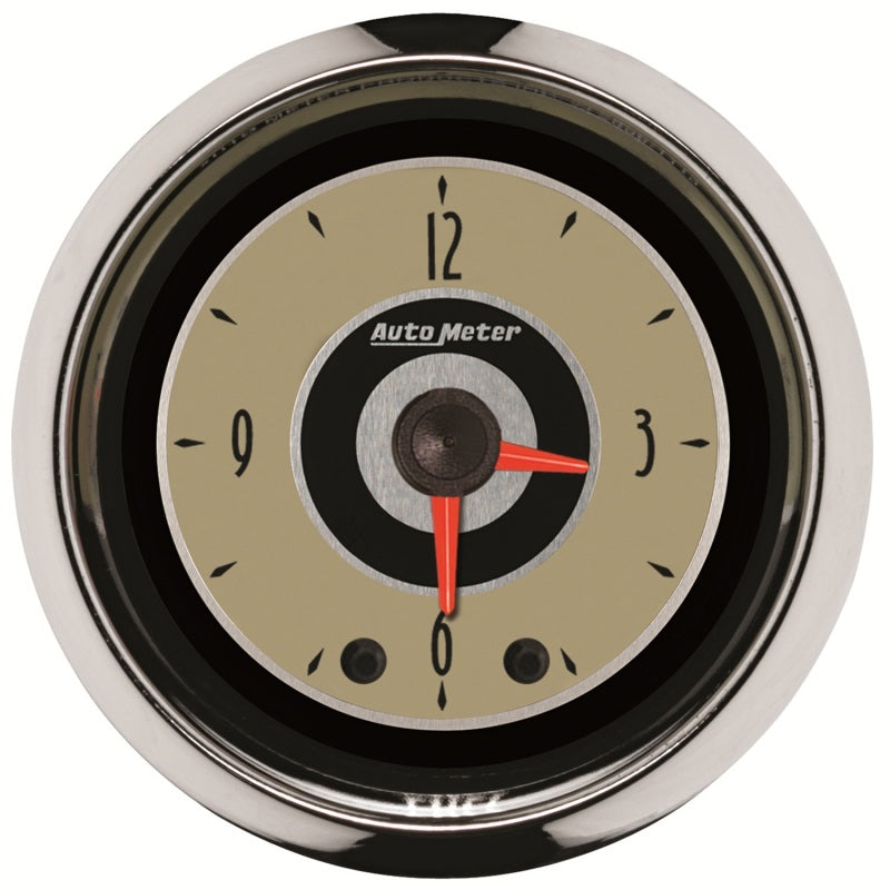 AutoMeter 1185 Gauge Clock 2-1/16in. 12HR Analog Cruiser