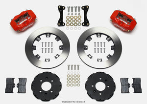 Wilwood 140-6163-R fits Forged Dynalite Front Hat Kit 12.19in Red 94-01 fits Ho