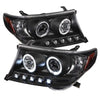 Spyder 5008275 fits Toyota 08-11 Land Cruiser Projector Headlights LED Halo LED